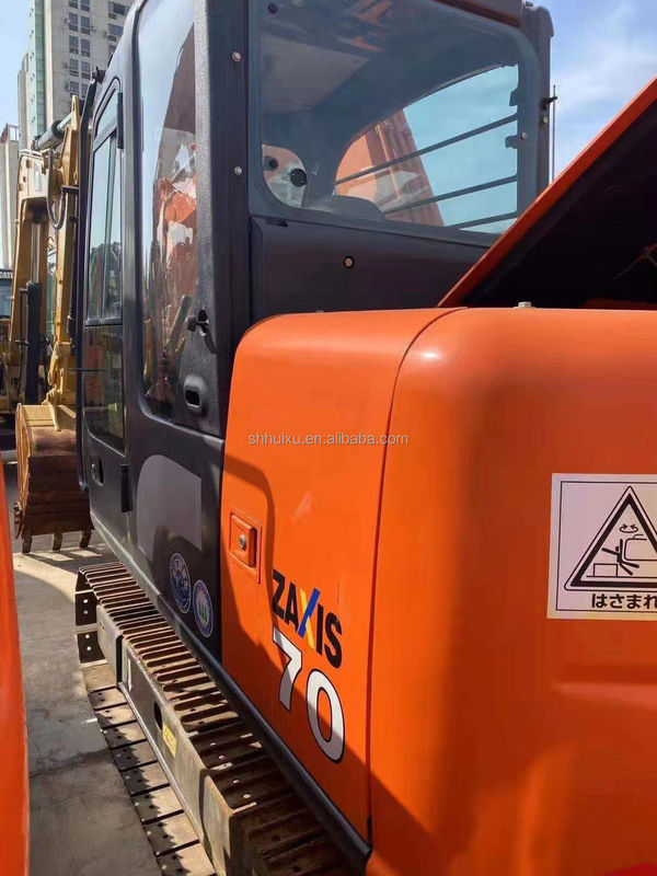 Hitachi jual panas Kualitas tinggi Hitachi ZX70 bekas mesin penggali crawler hidraulik / Digunakan mini penggali Hitachi ZX70 Harga murah
