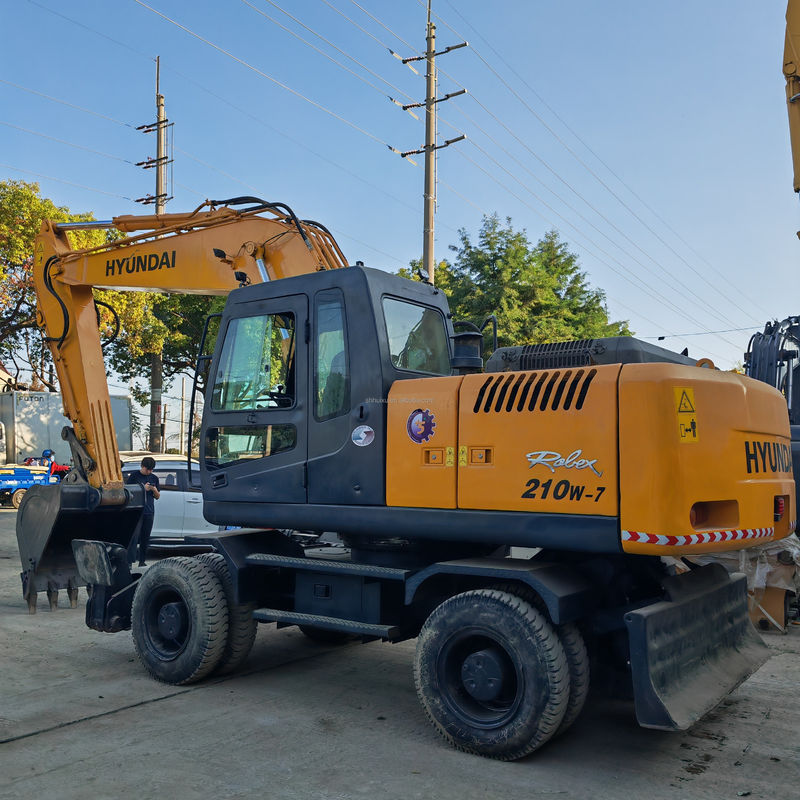 Roda bekas Hyundai 210-7 Excavator High Digging Power Original Engine Hyundai Roda Excavator