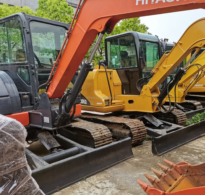 Hitachi dalam stok Kualitas yang sangat baik Hitachi ZX55U Excavator crawler hidraulik bekas / Digger mini bekas Hitachi ZX55U Harga murah