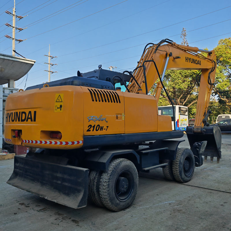 Roda bekas Hyundai 210-7 Excavator High Digging Power Original Engine Hyundai Roda Excavator