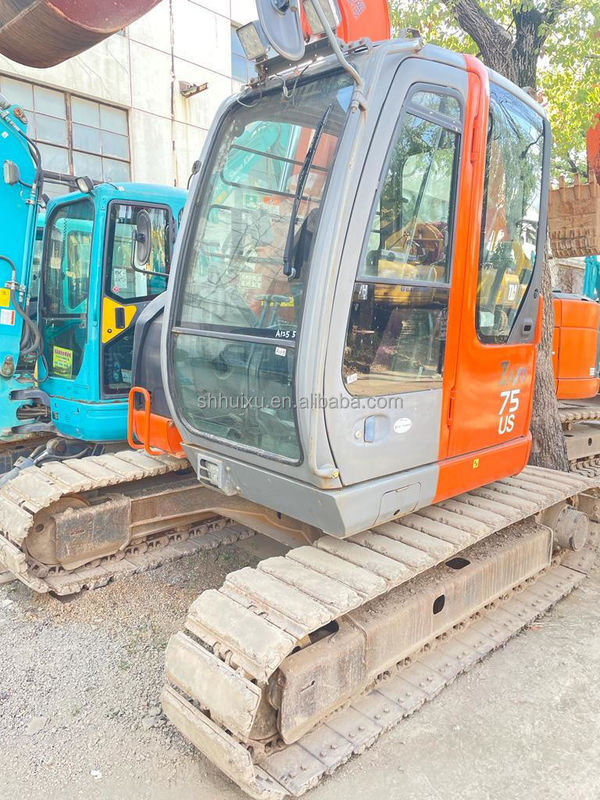 Hitachi dalam stok asal Jepang Hitachi ZX75 bekas excavator crawler hidraulik / Digunakan mini excavator Hitachi ZX75 kualitas bagus Harga murah
