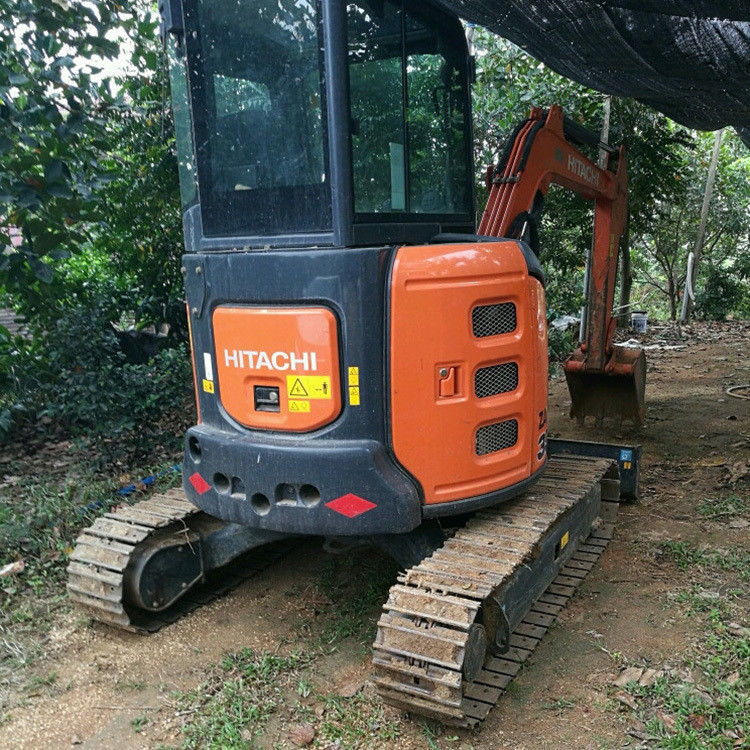 digunakan Hitachi zx35 crawler excavator 3,5 ton mini zx35u excavator dengan lampiran hidrolik zx35u-3