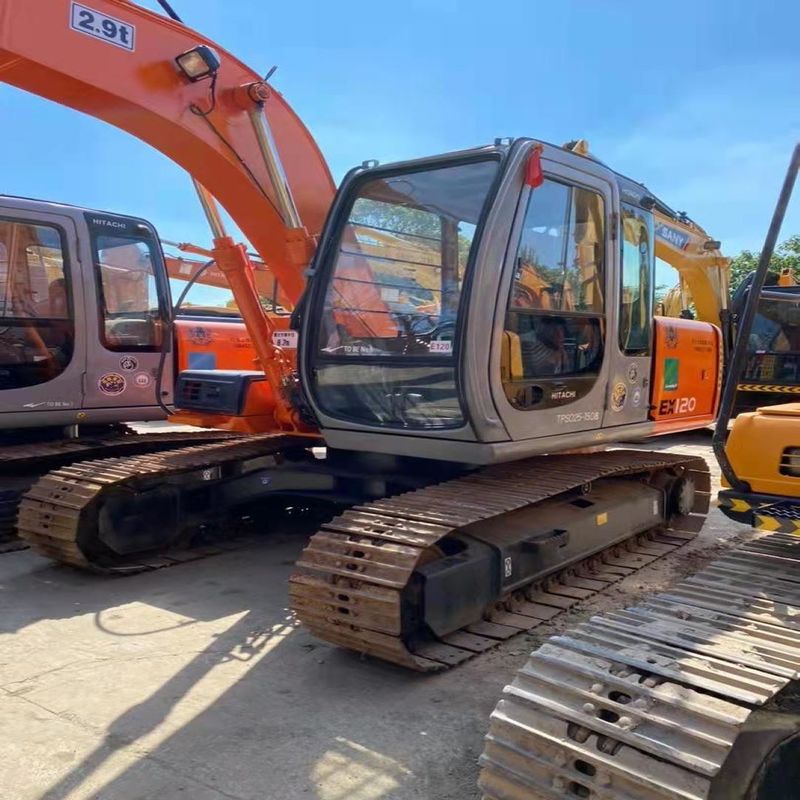 Bestseller HITACHI ex120 Hydraulic Crawler excavator Second hand Kualitas bagus/Mesin penggalian bekas HITACHI ex120 jual panas