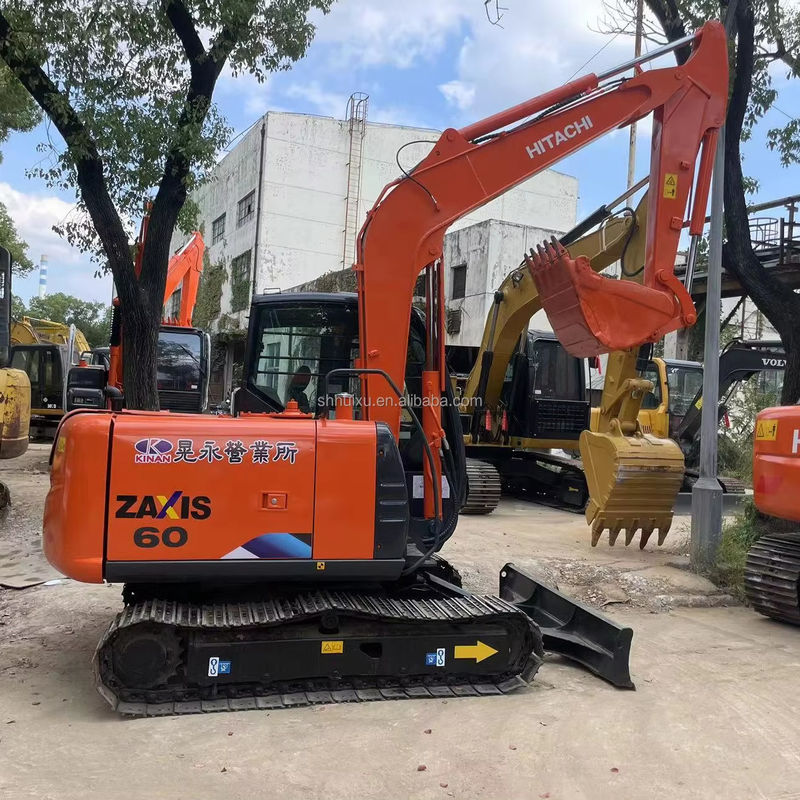 Bestseller HITACHI 60 Hydraulic Crawler excavator second hand Kualitas bagus/Mesin penggali bekas HITACHI 60 jual panas