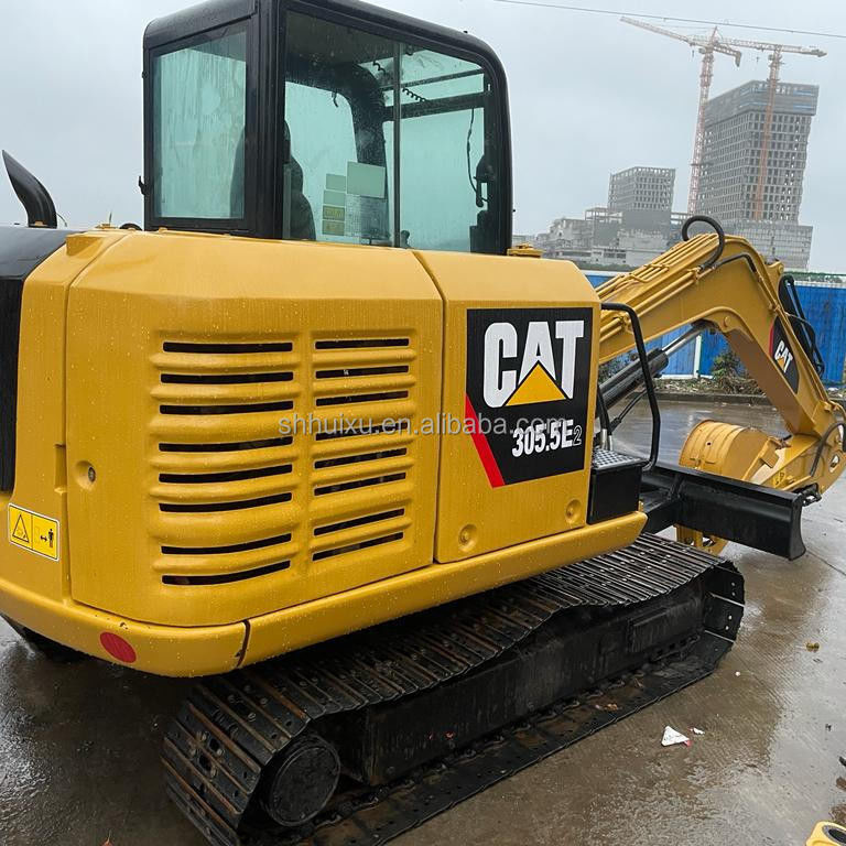 Kucing digunakan excavator crawler 305.5 e2 bekas mini penggali Cat305.5E excavator dengan harga murah CAT 303 kucing 306 excavator