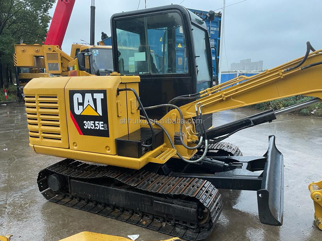 Kucing digunakan excavator crawler 305.5 e2 bekas mini penggali Cat305.5E excavator dengan harga murah CAT 303 kucing 306 excavator