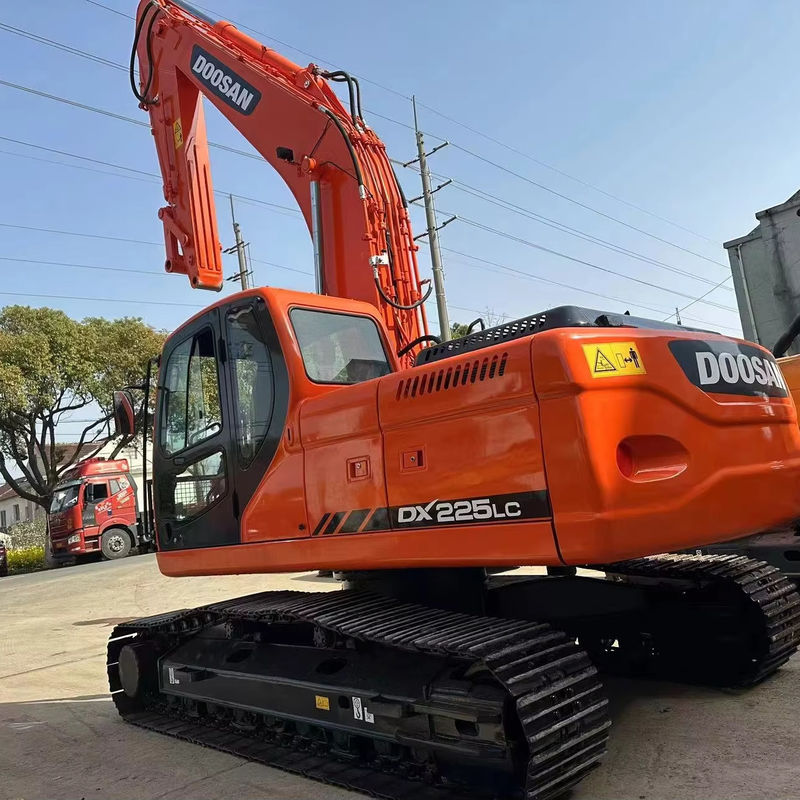 25 Ton Warna Asli Digunakan Crawler Big Digger Doosan Dh225-9 Excavator Tangan Kedua