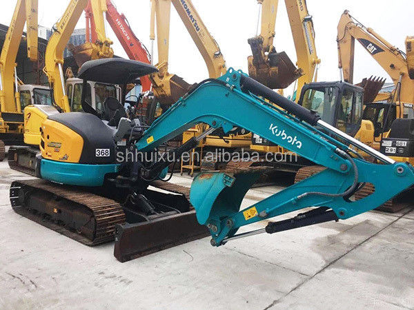 Digunakan mini excavator Kubota55 asal Jepang harga murah/second hand hydraulic crawler Excavator Kubota55 Kualitas tinggi