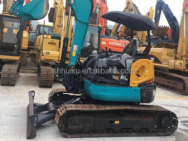 Digunakan mini excavator Kubota55 asal Jepang harga murah/second hand hydraulic crawler Excavator Kubota55 Kualitas tinggi