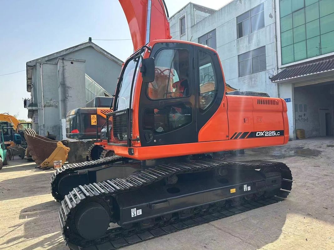 25 Ton Warna Asli Digunakan Crawler Big Digger Doosan Dh225-9 Excavator Tangan Kedua