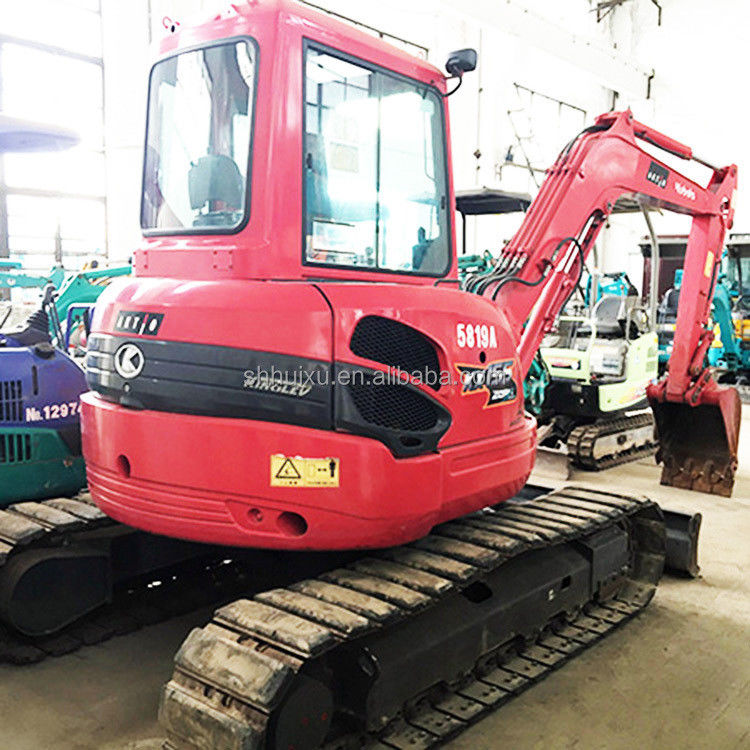 Digunakan mini excavator Kubota55 asal Jepang harga murah/second hand hydraulic crawler Excavator Kubota55 Kualitas tinggi