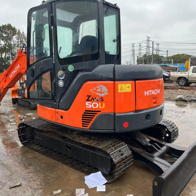 Ekskavator bekas Hitachi50U/ mini excavator bekas Hitachi 55u untuk dijual penggali bekas Hitachi mini penggali 55U