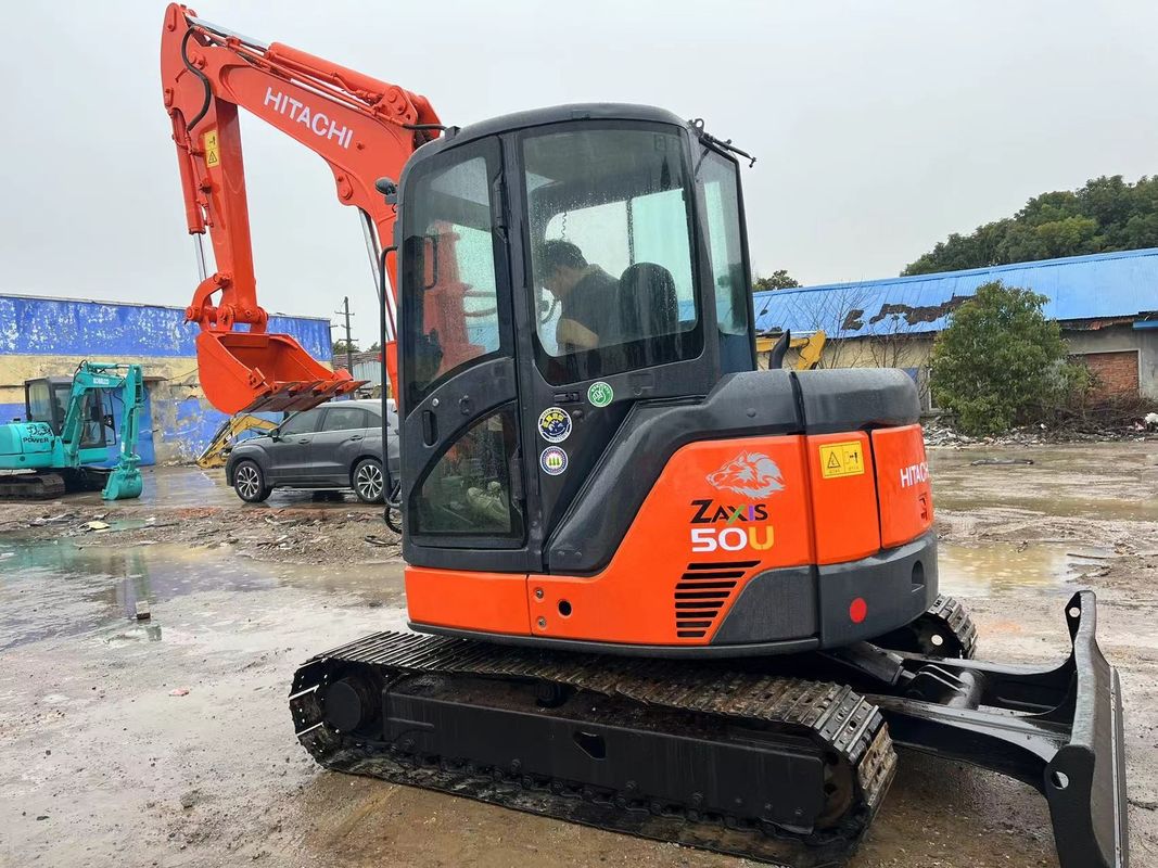 Ekskavator bekas Hitachi50U/ mini excavator bekas Hitachi 55u untuk dijual penggali bekas Hitachi mini penggali 55U
