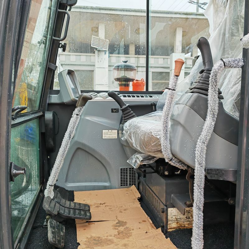 Digunakan Doosan Mini Excavator Dx55 Second Hand Mini Digger warna asli
