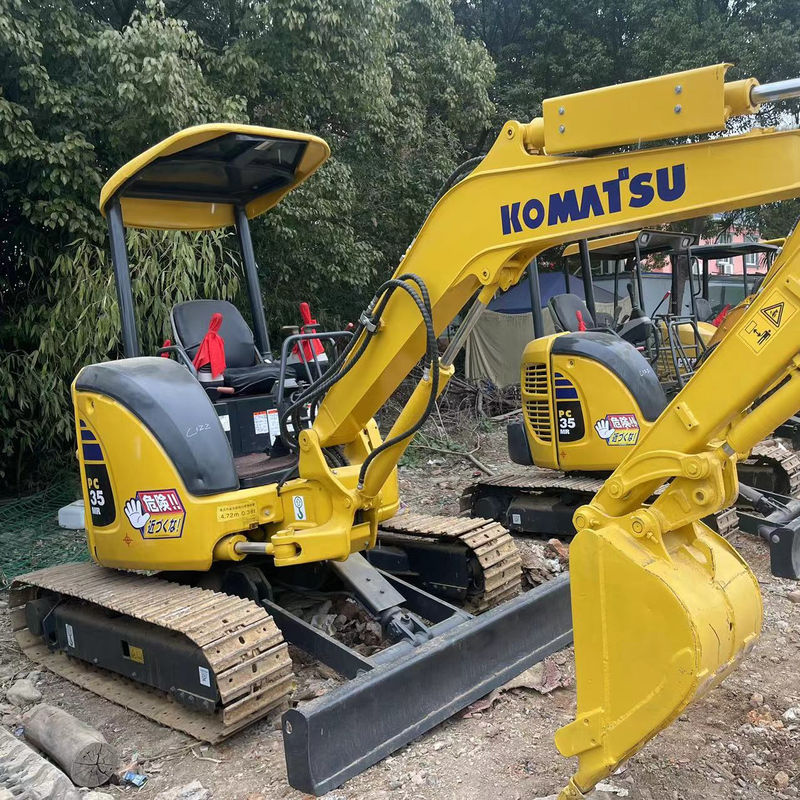 mini Jepang Komatsu35 Digunakan excavator untuk penggunaan dalam ruangan rumah excavator 3.5ton digunakan Jepang excavator