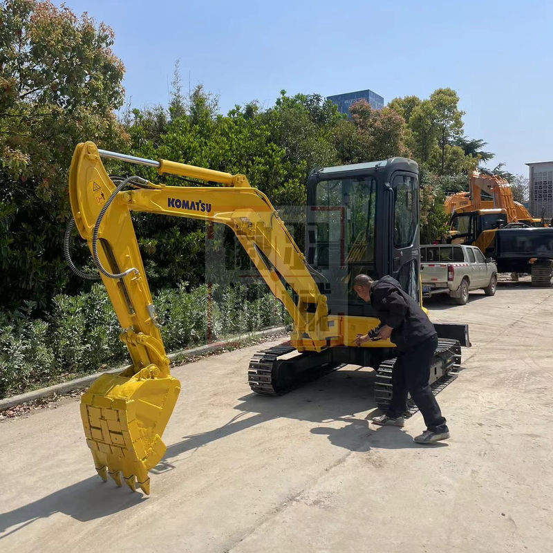 Mini excavator bekas Komatsu PC35 dengan kabin mini excavator bekas mesin mini excavator bekas excavator bekas untuk dijual