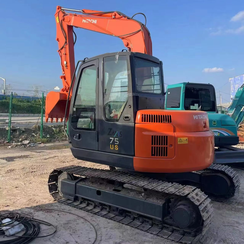 Penggali bekas Hitachi 75 penggali mesin bekas kecil 7,5 ton penggali hidrolik mini penggali