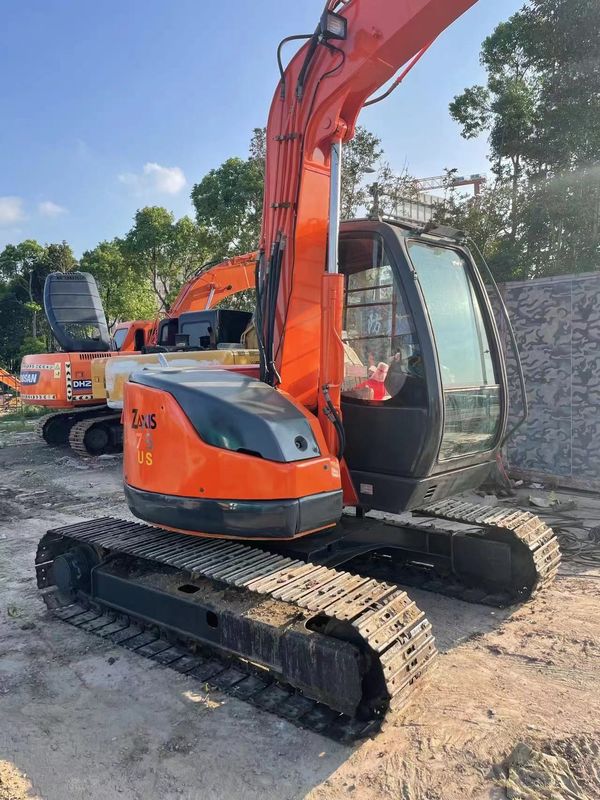 Penggali bekas Hitachi 75 penggali mesin bekas kecil 7,5 ton penggali hidrolik mini penggali
