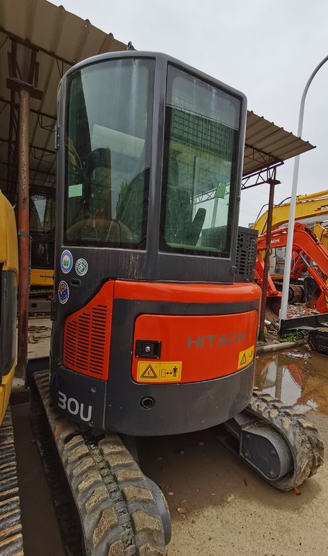 digunakan Hitachi zx30U excavator merangkak 3 ton mini zx30U excavator dengan lampiran hidrolik zx30U