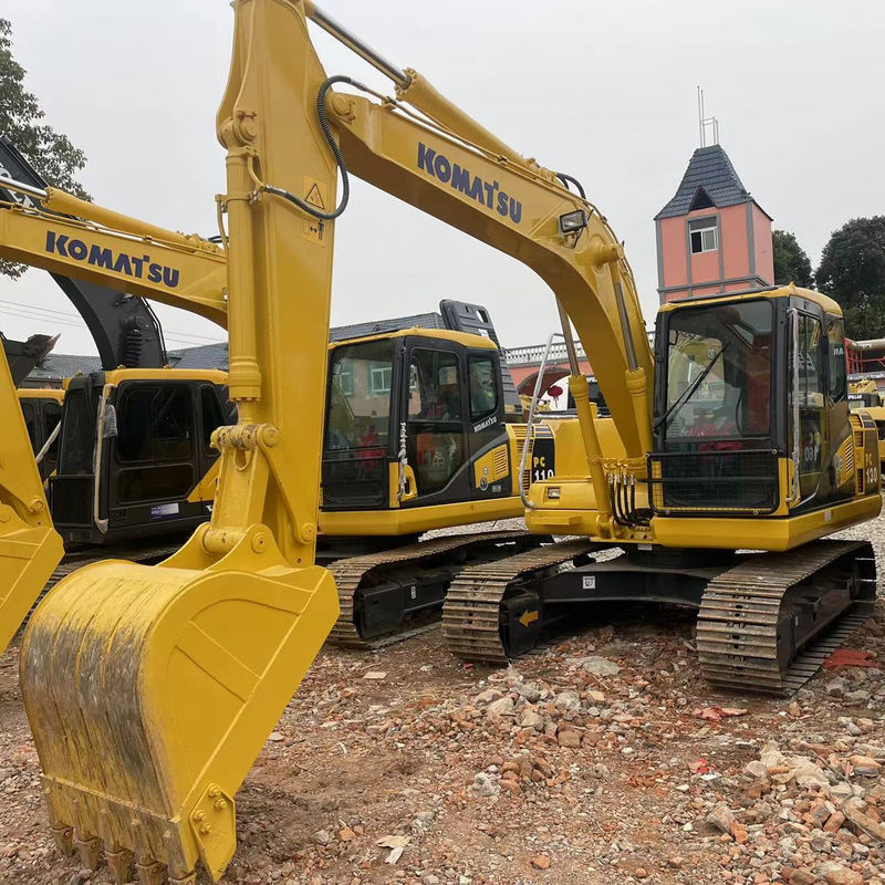 Komatsu PC130 mesin bekas 13 ton tangan digunakan penggali lubang pos penggali bekas untuk dijual