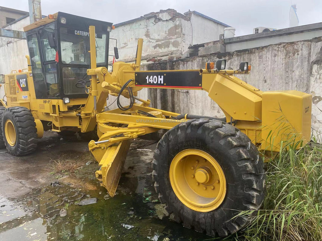 Jepang asli CAT140H Motor Grader bekas untuk dijual,Caterpillar digunakan 14H motor Grader Caterpillar dalam stok