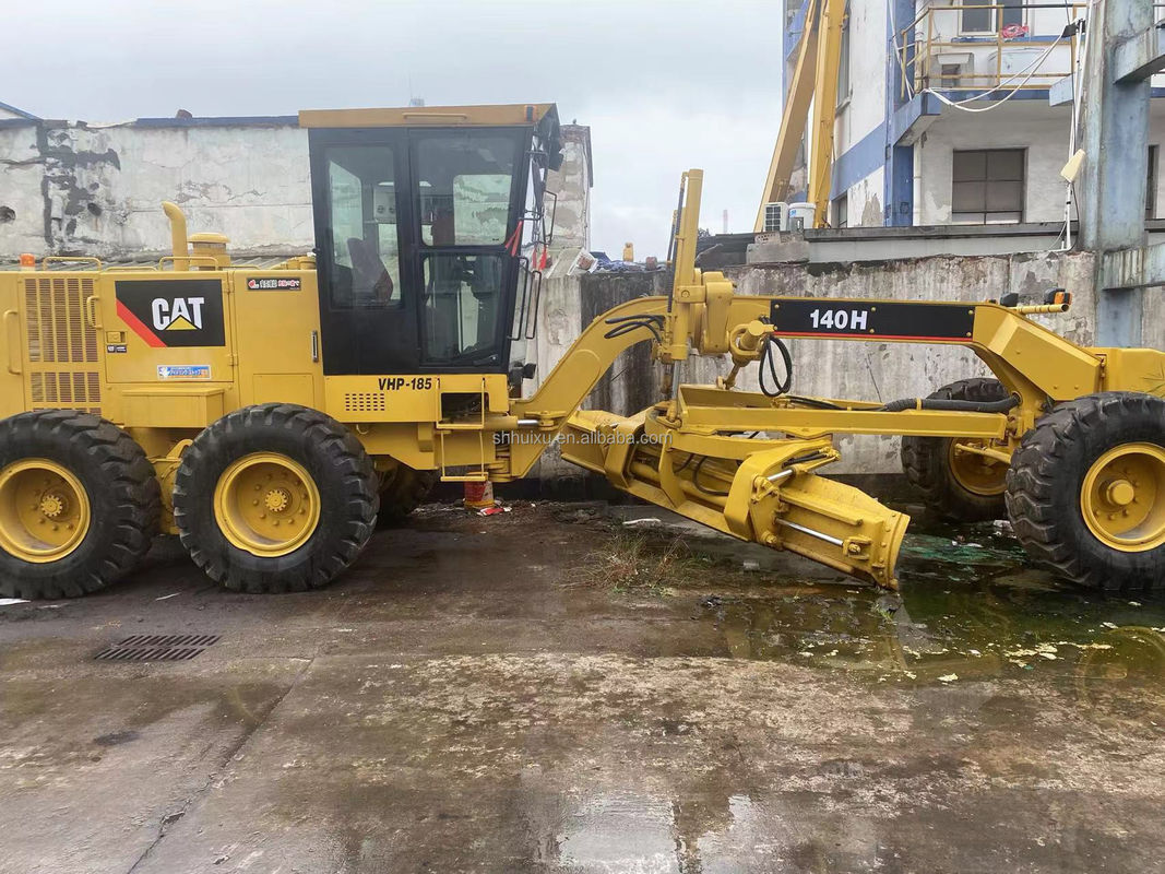 Jepang asli CAT140H Motor Grader bekas untuk dijual,Caterpillar digunakan 14H motor Grader Caterpillar dalam stok