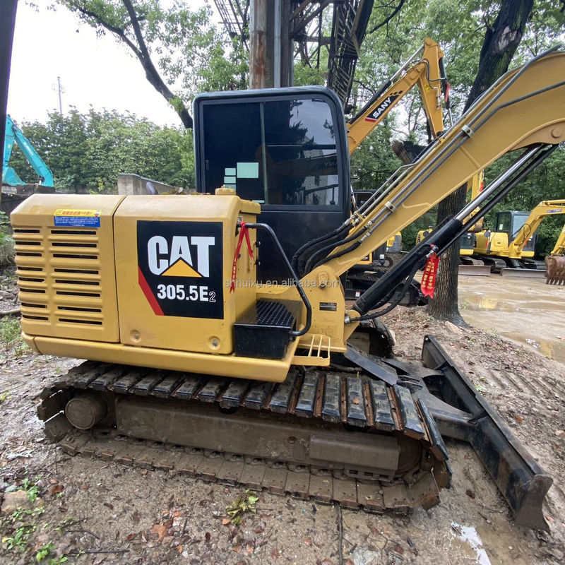 digunakan kucing 305.5 crawler excavator mini ulat 305.5E2 untuk dijual Cina kucing 305.5 CAT 303 ulat di stok kucing 306 excavator