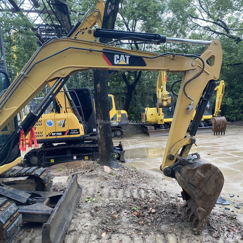 digunakan kucing 305.5 crawler excavator mini ulat 305.5E2 untuk dijual Cina kucing 305.5 CAT 303 ulat di stok kucing 306 excavator