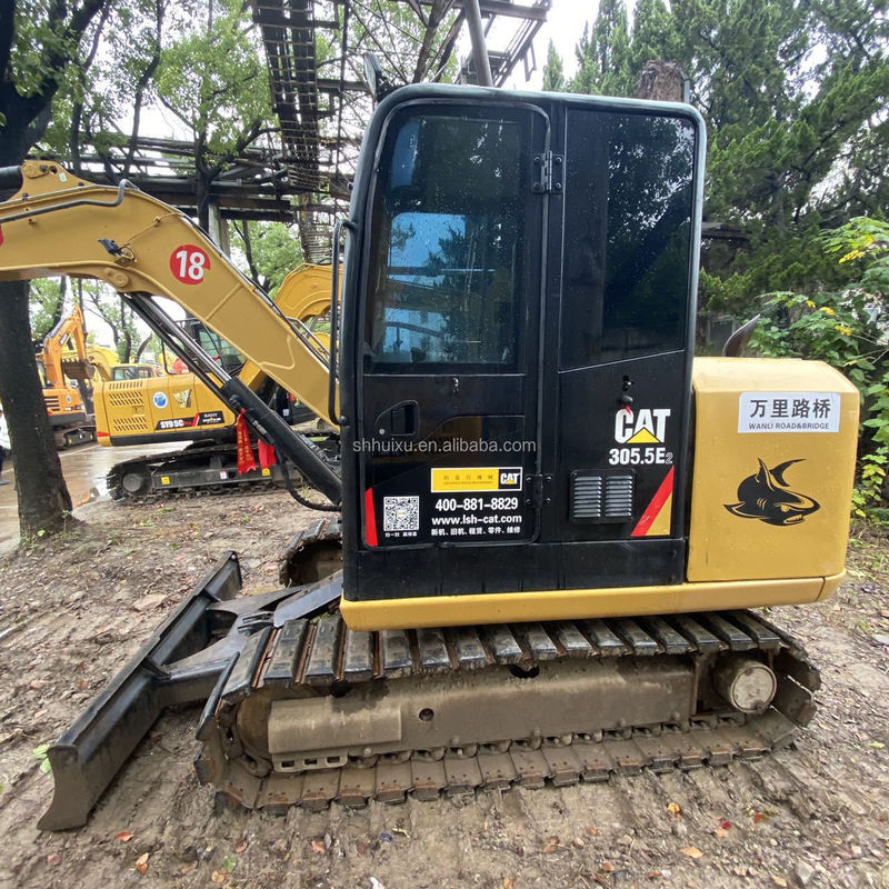 digunakan kucing 305.5 crawler excavator mini ulat 305.5E2 untuk dijual Cina kucing 305.5 CAT 303 ulat di stok kucing 306 excavator