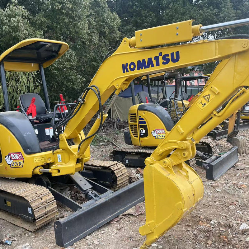 Mini excavator bekas Komatsu PC35 tanpa kabin penggali kecil mesin bekas mini excavator bekas penggali bekas untuk dijual