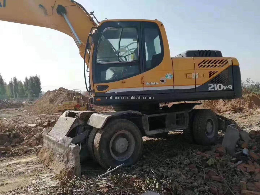 korea asli 2014 digunakan hyundai r210w-9 roda excavator/ ban mesin R210w-9 hyundai untuk dijual