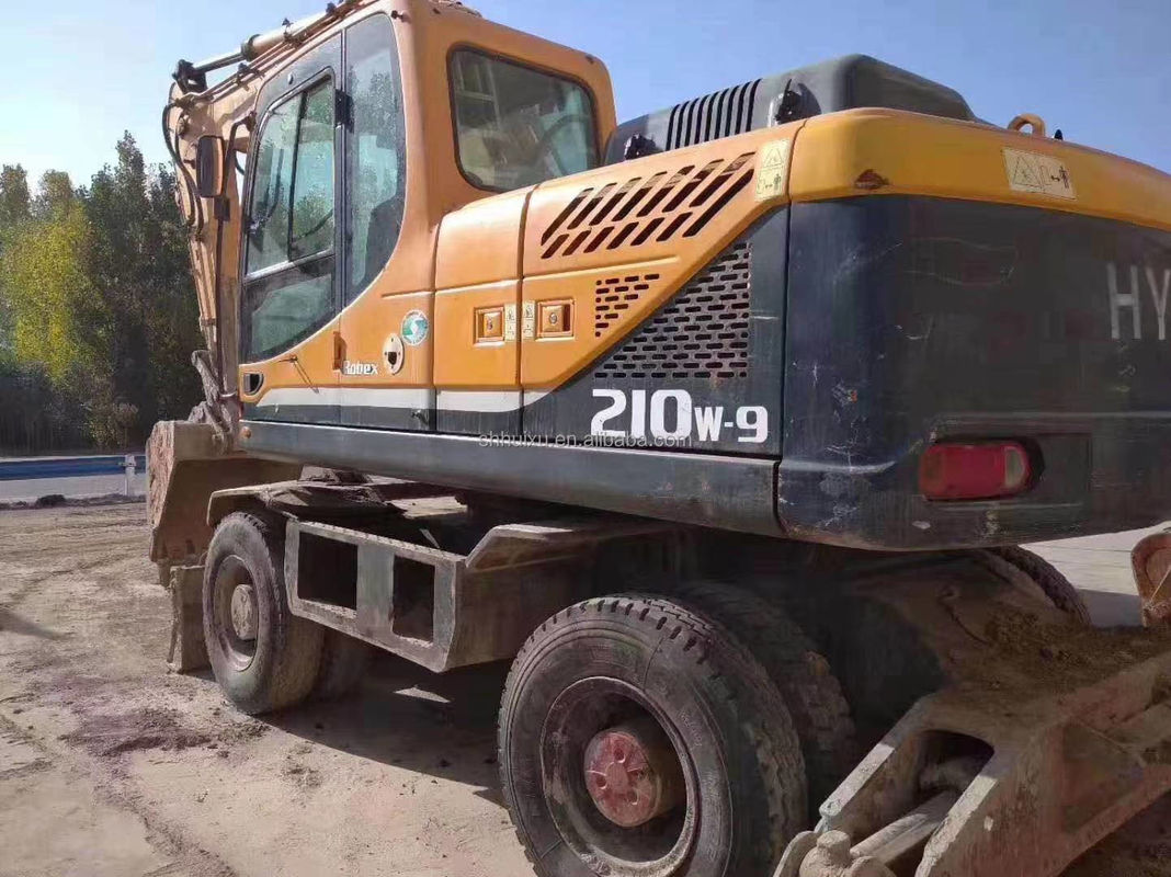 korea asli 2014 digunakan hyundai r210w-9 roda excavator/ ban mesin R210w-9 hyundai untuk dijual