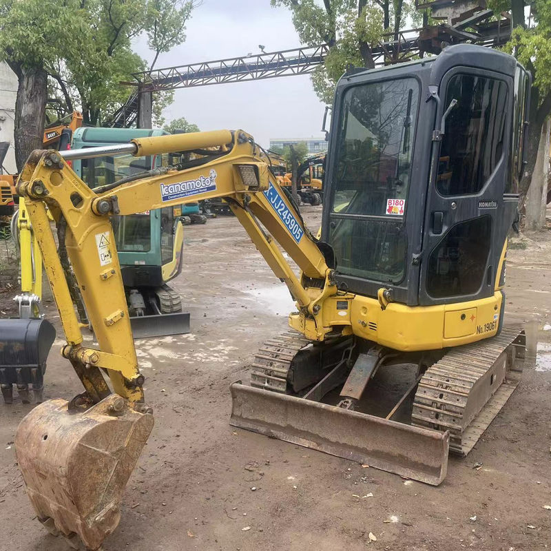 China excavator taman Komatsu PC20 dengan kabin mini excavator untuk pertanian digunakan peralatan mesin pertanian