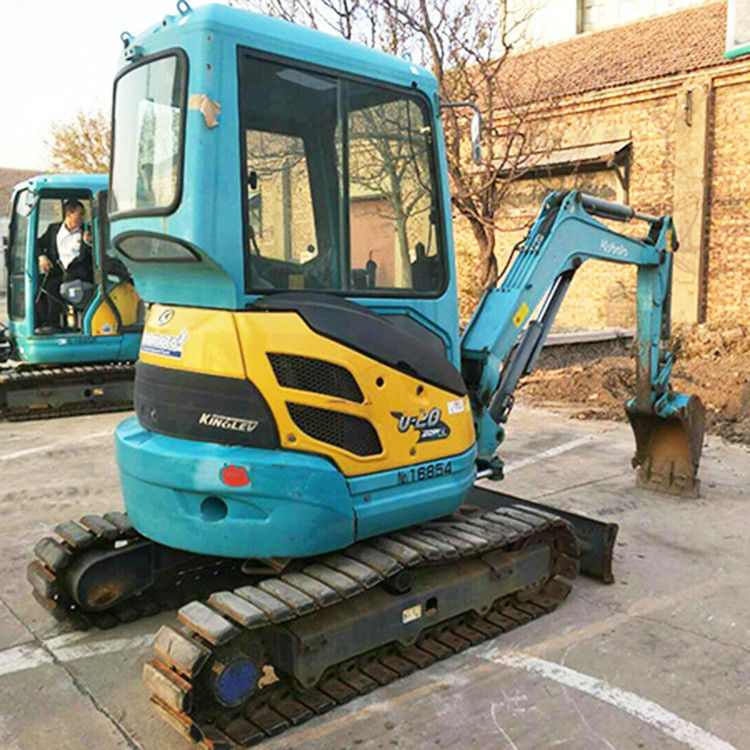 2ton Digunakan Kubota U-20 Crawler Excavator Kondisi baik KUBOTA U-20 mini digunakan excavator dengan penggali kecil