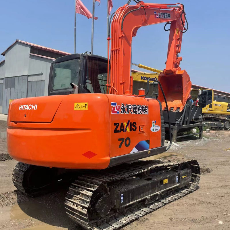 Digunakan mini excavator Hitachi 70 penggali kecil digunakan mesin 7 ton tangan tanah penggali kecil penggali