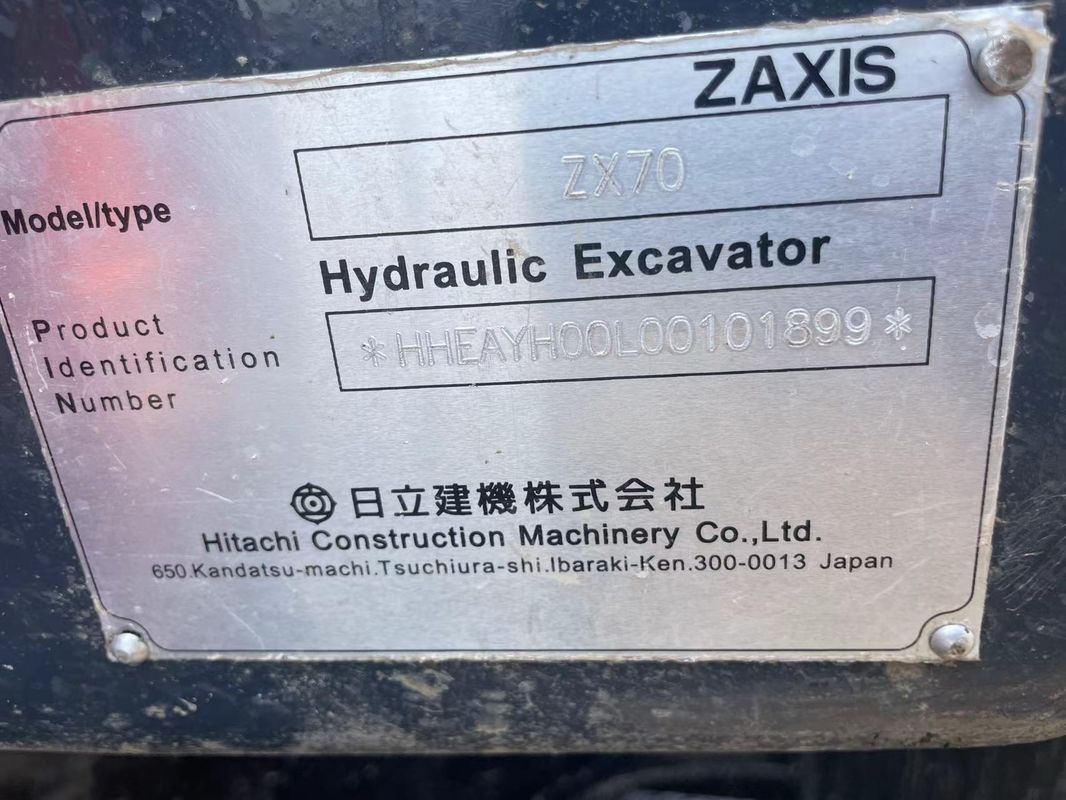 Digunakan mini excavator Hitachi 70 penggali kecil digunakan mesin 7 ton tangan tanah penggali kecil penggali