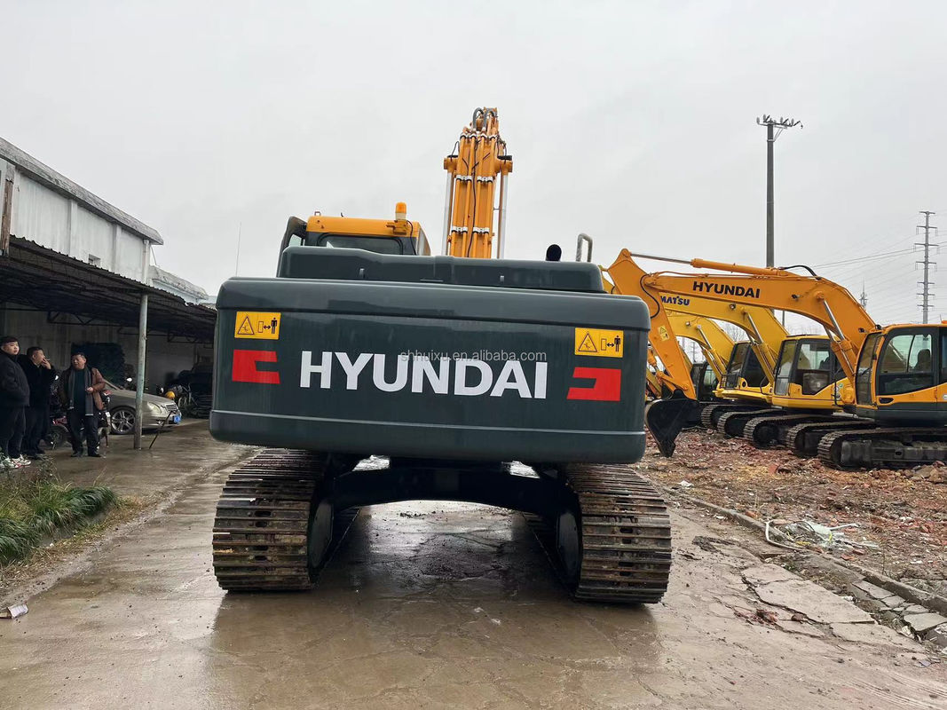 Mesin Konstruksi Digunakan Hydraulic Crawler Excavator Hyundai 225-9 Brand Korea