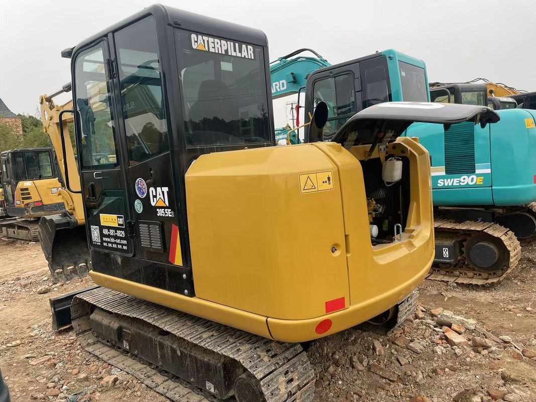 Kualitas baik 5,5 ton digunakan CAT 305.5 crawler excavator mini ulat untuk dijual CAT 303 Caterpillar di stok CAT 306 excavator