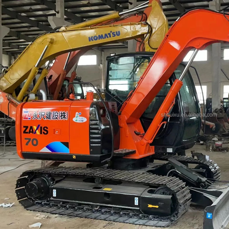 Penggali bekas HITACHI ZX60 ZX70 mesin konstruksi kinerja yang sangat baik harga murah