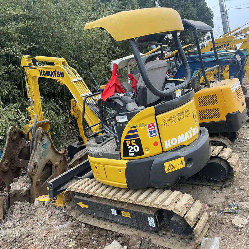 Komatsu mini PC20 tanpa kabin penggali kecil mesin bekas Komatsu excavator kecil excavator bekas Jepang untuk dijual