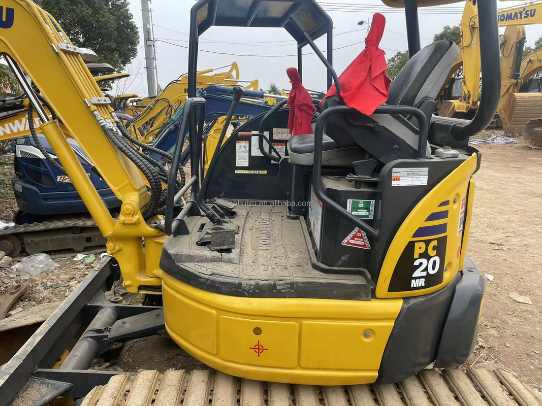 Komatsu mini PC20 tanpa kabin penggali kecil mesin bekas Komatsu excavator kecil excavator bekas Jepang untuk dijual