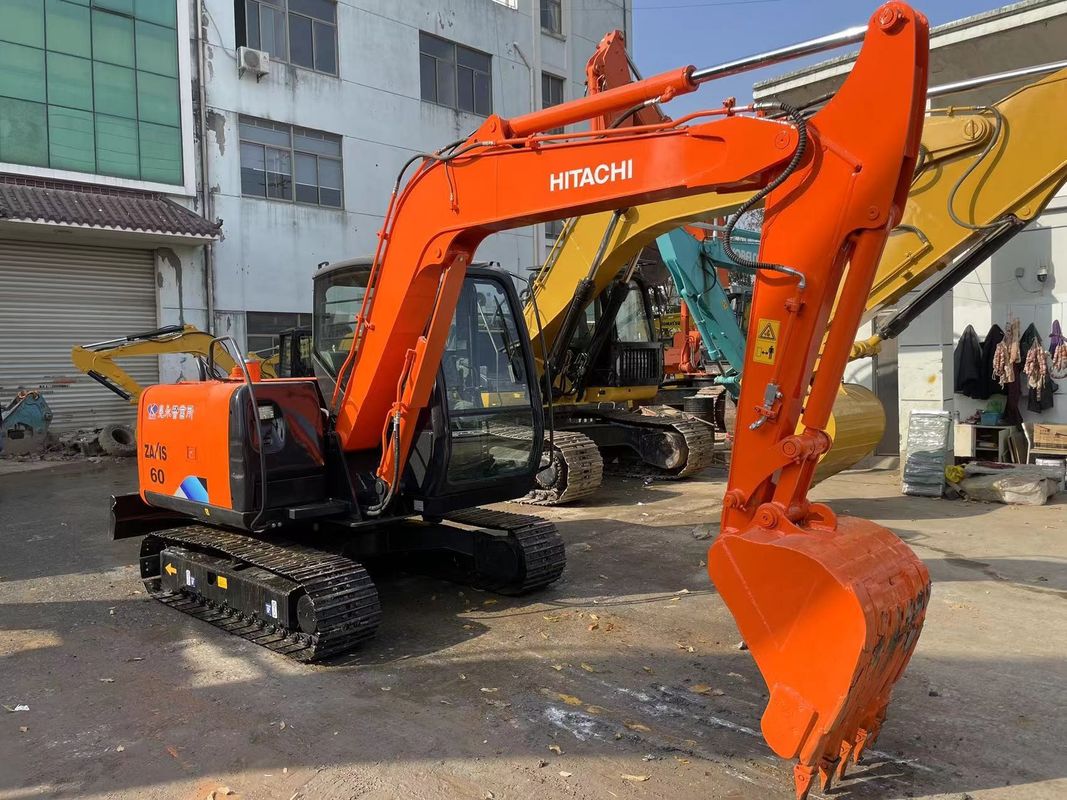 Kualitas profesional Hitachi digunakan zx60 6 ton mini excavator 60 model mesin Hitachi untuk dijual