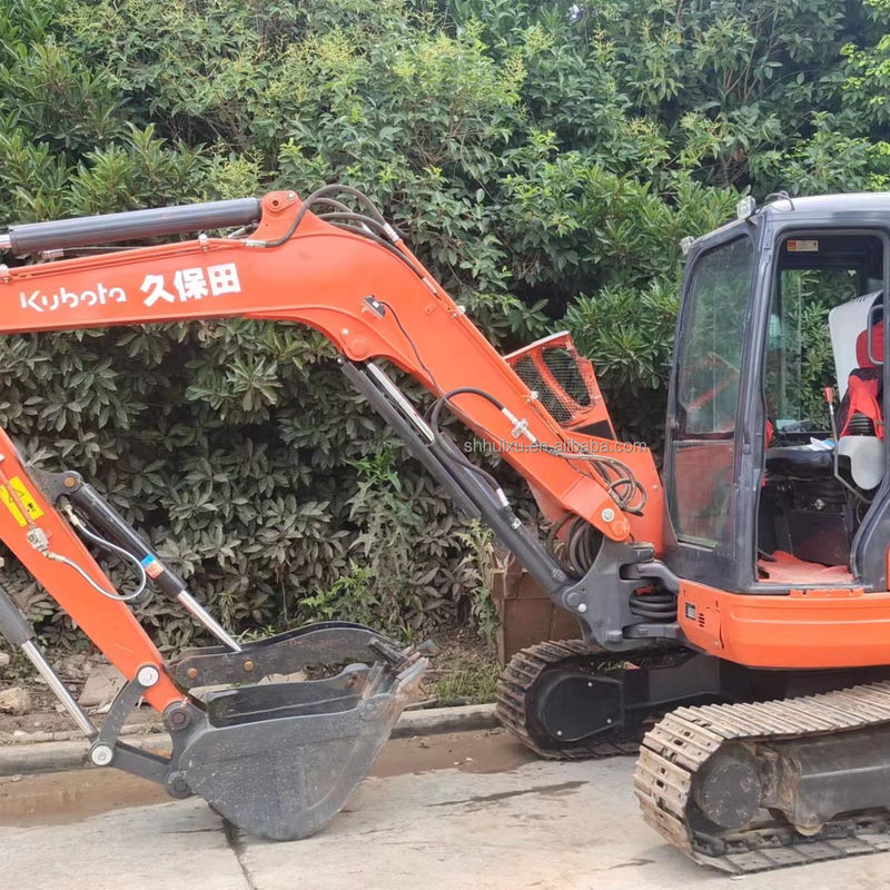Jam kerja yang rendah bekas excavator hidraulik Kubota Kx135-5 bekas excavator Harga handy excavator
