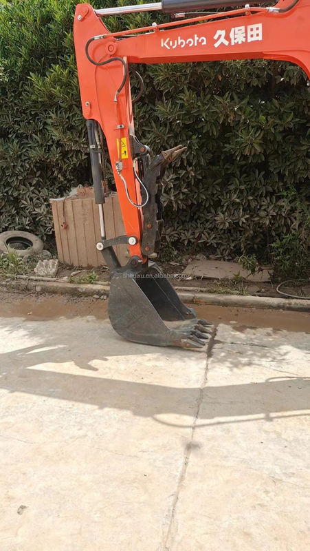 Jam kerja yang rendah bekas excavator hidraulik Kubota Kx135-5 bekas excavator Harga handy excavator