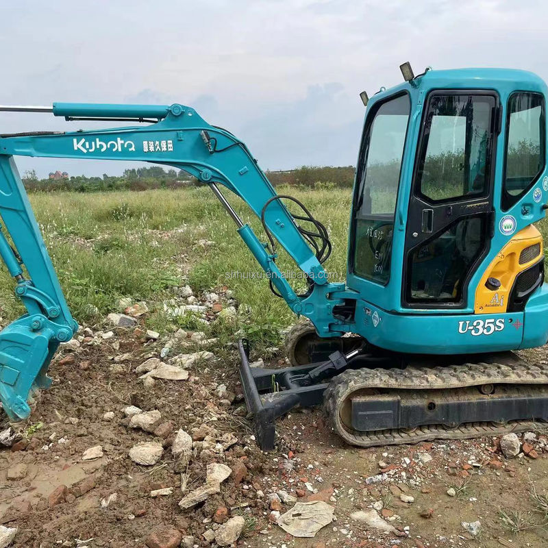 Waktu kerja yang rendah Kubota U35S excavator jual bekas excavator dengan mesin berkualitas tinggi dan pompa excavator digunakan mesin bekas murah