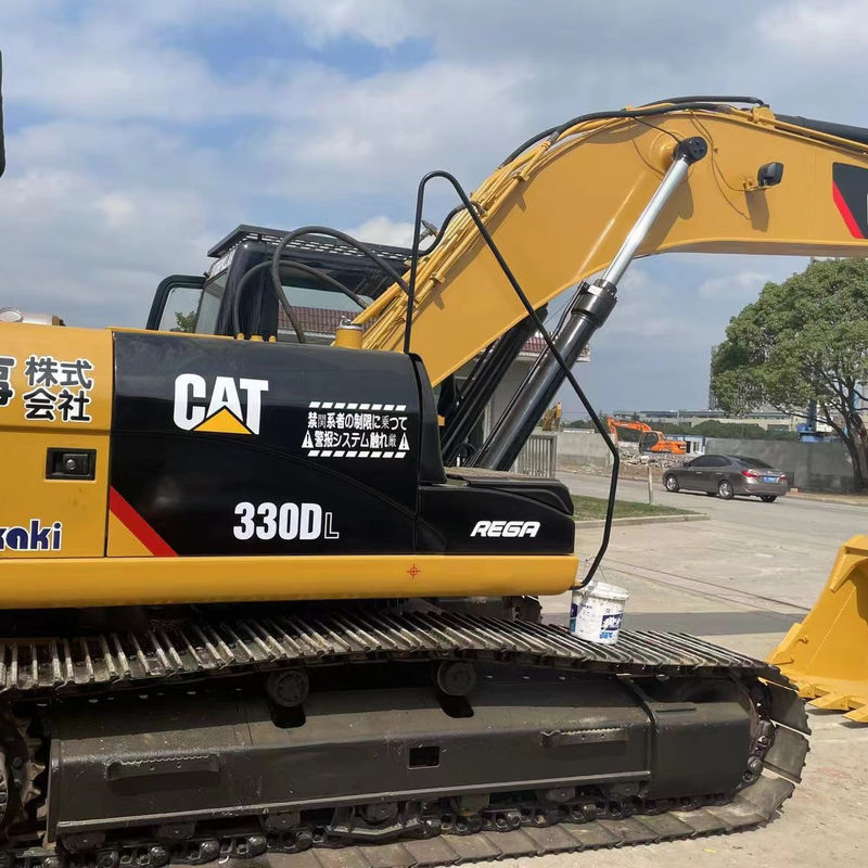 Excavator crawler besar CAT 330D penggali tangan kedua digunakan mesin berat 30 ton crawler backhoe hidrolik excavator besar