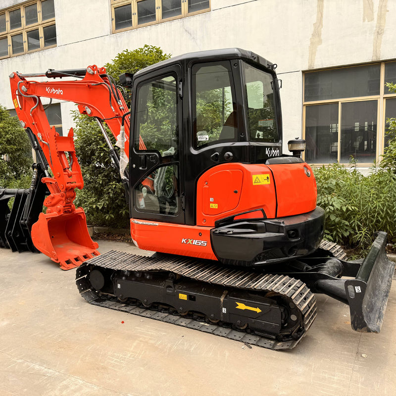 bekas excavator kubota165 bekas crawler excavator untuk janpan mesin bangunan asli bekas mini excavator 6,5 ton