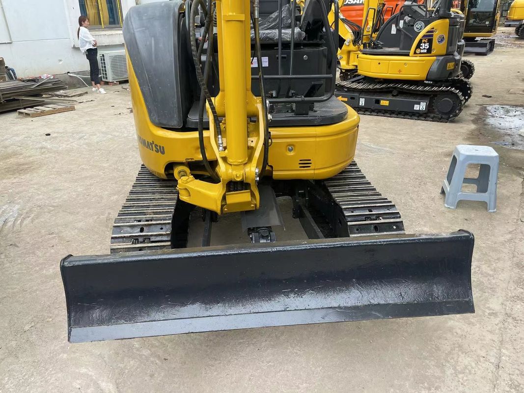 Digunakan Komatsu PC18 PC35MR mini excavator mesin konstruksi / tangan kedua mini excavator hidrolik komatsu kualitas baik