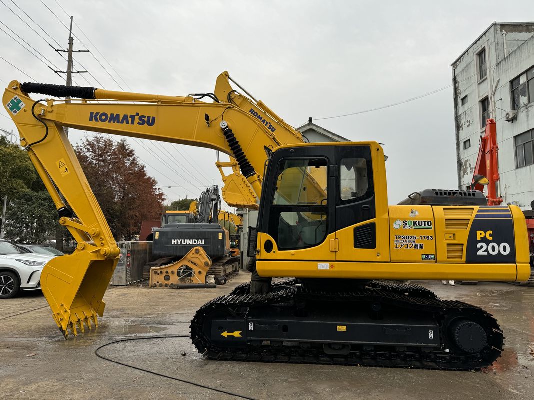 mesin excavator Jepang bekas komatsu pc200 excavator bekas excavator pc220 jepang peralatan konstruksi asli