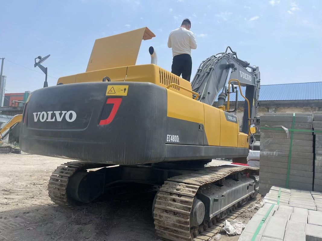 48 Ton Mesin Penggalian Besar Volvo 480 bekas Excavator Daya Besar